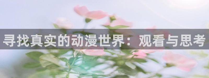 动漫之家卡：寻找真实的动漫世界：观看与思考