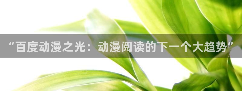动漫之家搜出的漫画看不了：“百度动漫之光：动漫阅读的下一个大趋势”