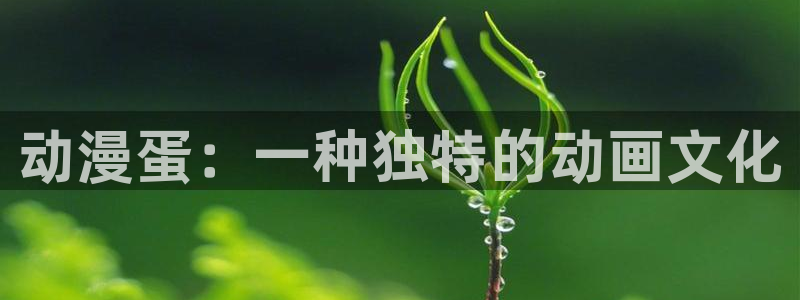 动漫之家安卓下载：动漫蛋：一种独特的动画文化